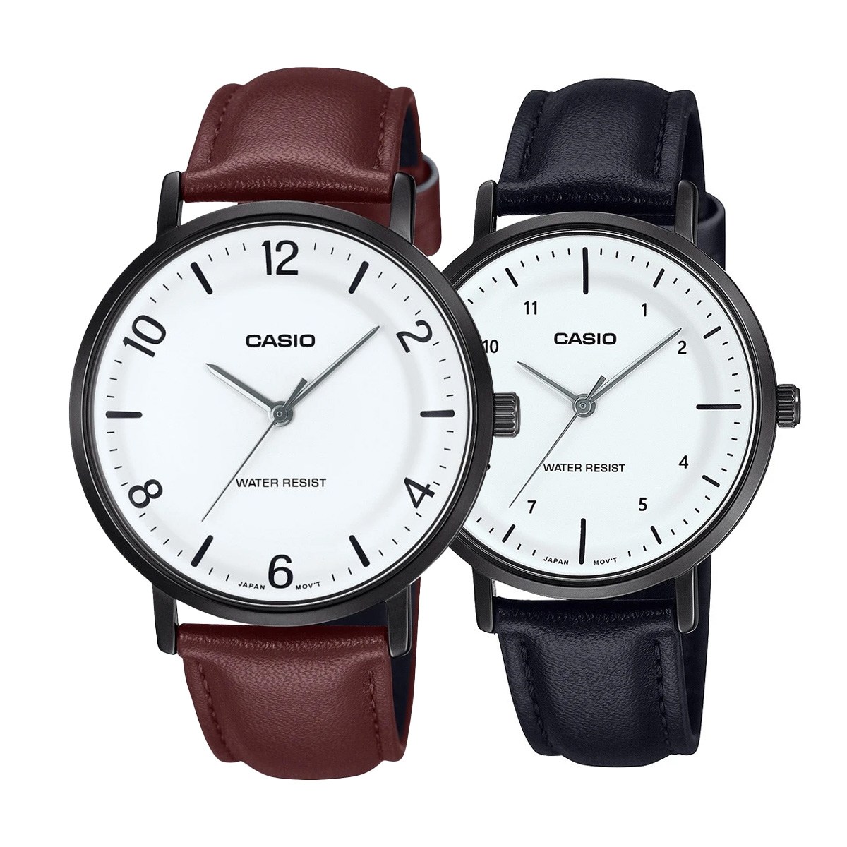 снимка на часовник Комплект часовници за двойки Casio MTP-VT03BL-7BDF-LTP-VT03BL-7BDF