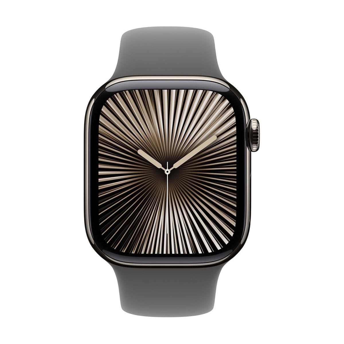 снимка на часовник Смарт часовник Apple Watch Series 10 GPS + Cellular, 42 мм, M/L, MWXE3QC/A