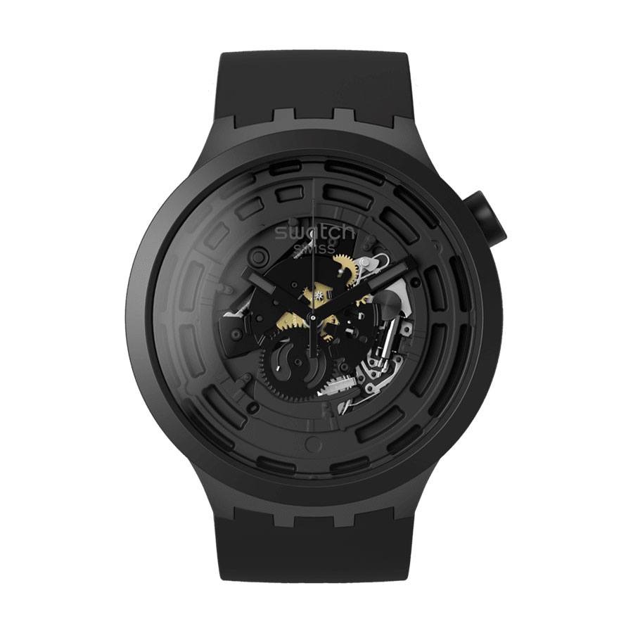 снимка на часовник Часовник Swatch C-Black SB03B100