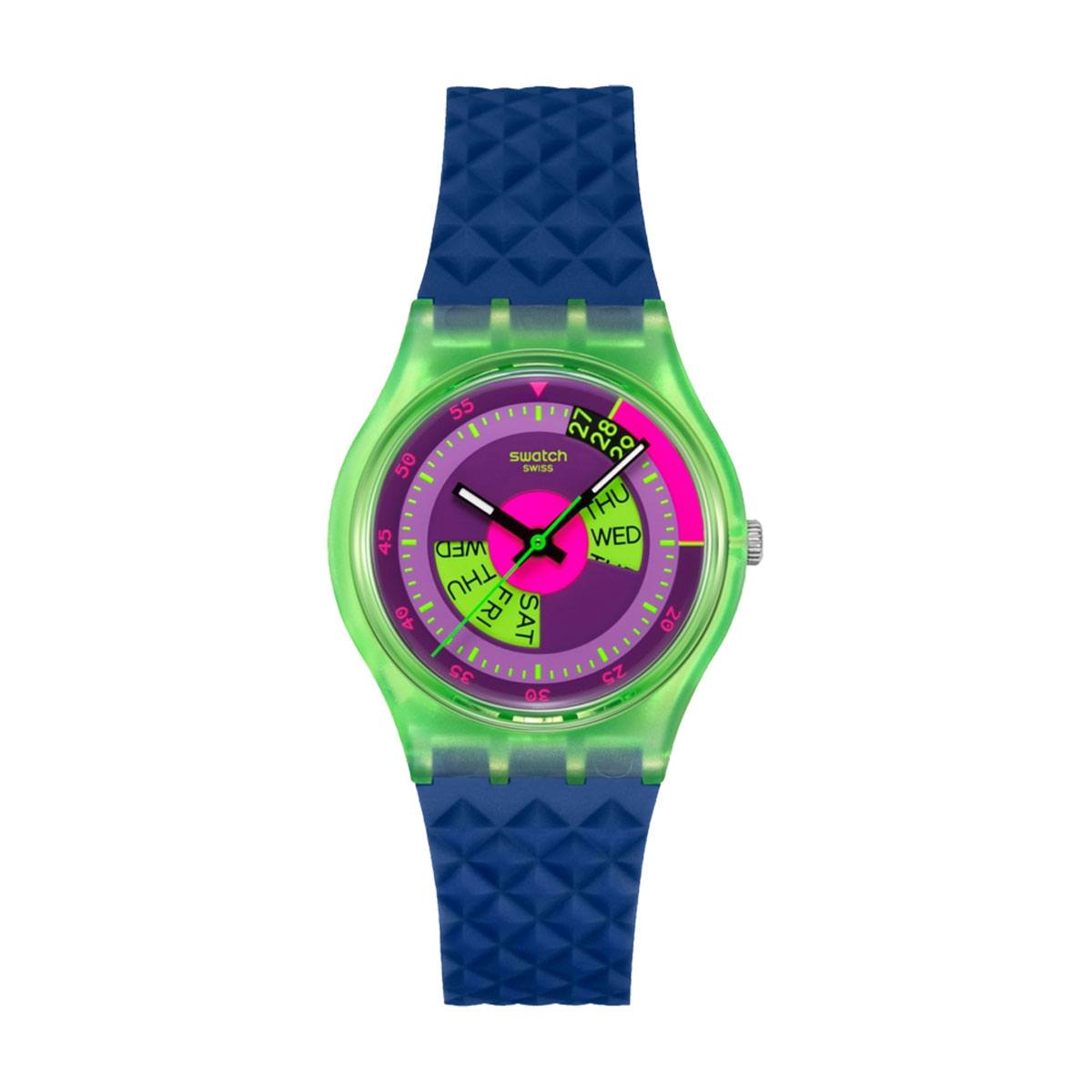 снимка на часовник Часовник Swatch Neon Skychart SO28G704