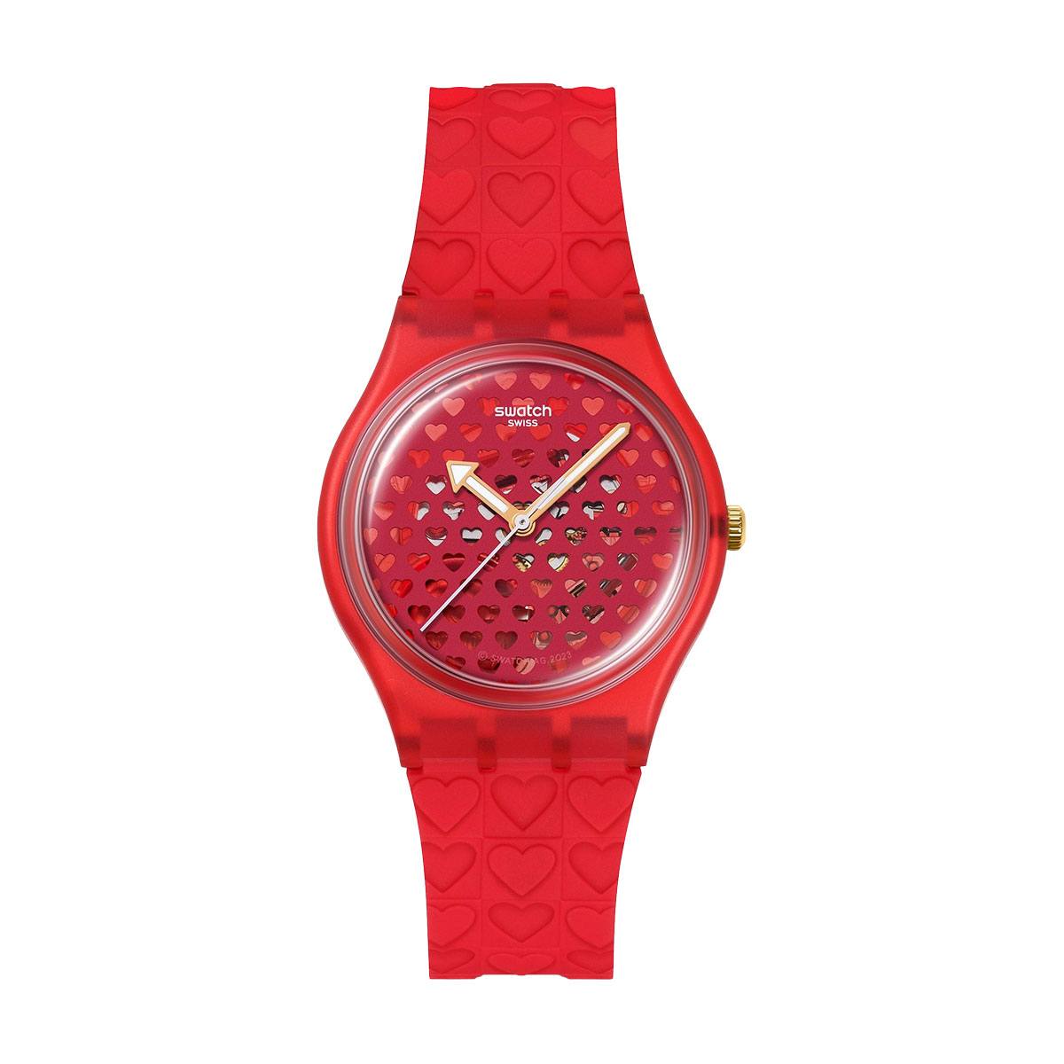 снимка на часовник Часовник Swatch Love In Scarlet SO28Z122