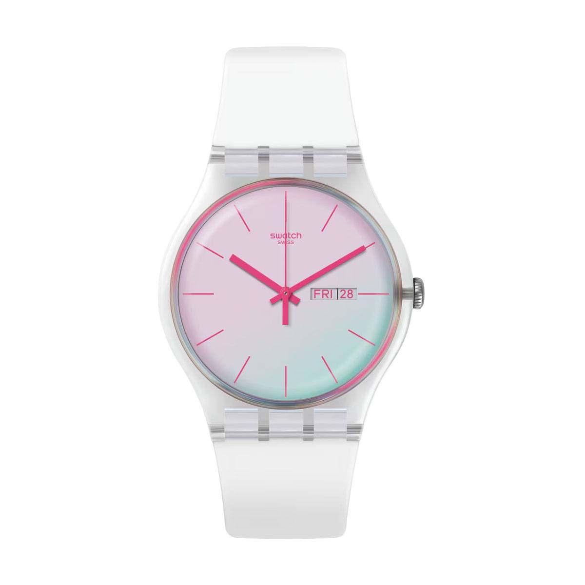 снимка на часовник Часовник Swatch Polawhite SO29K704-S14