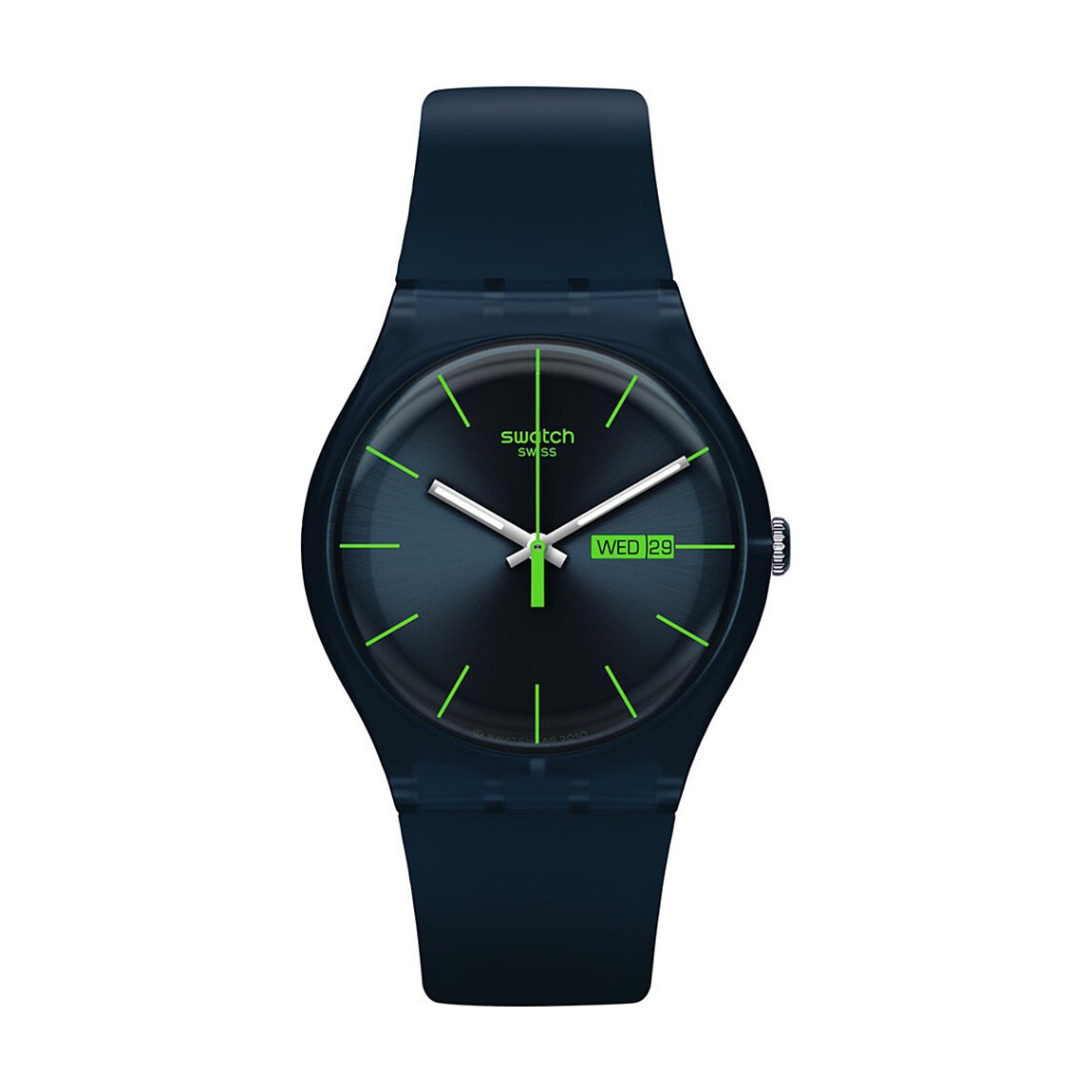 снимка на часовник Часовник Swatch Blue Rebel SO29N704
