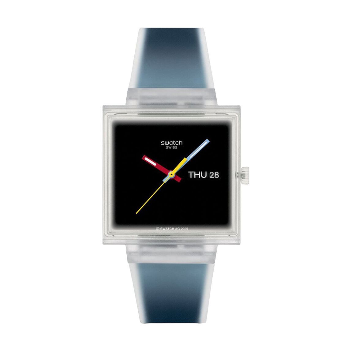 снимка на часовник Часовник Swatch What If... See Thru Black? SO38K700