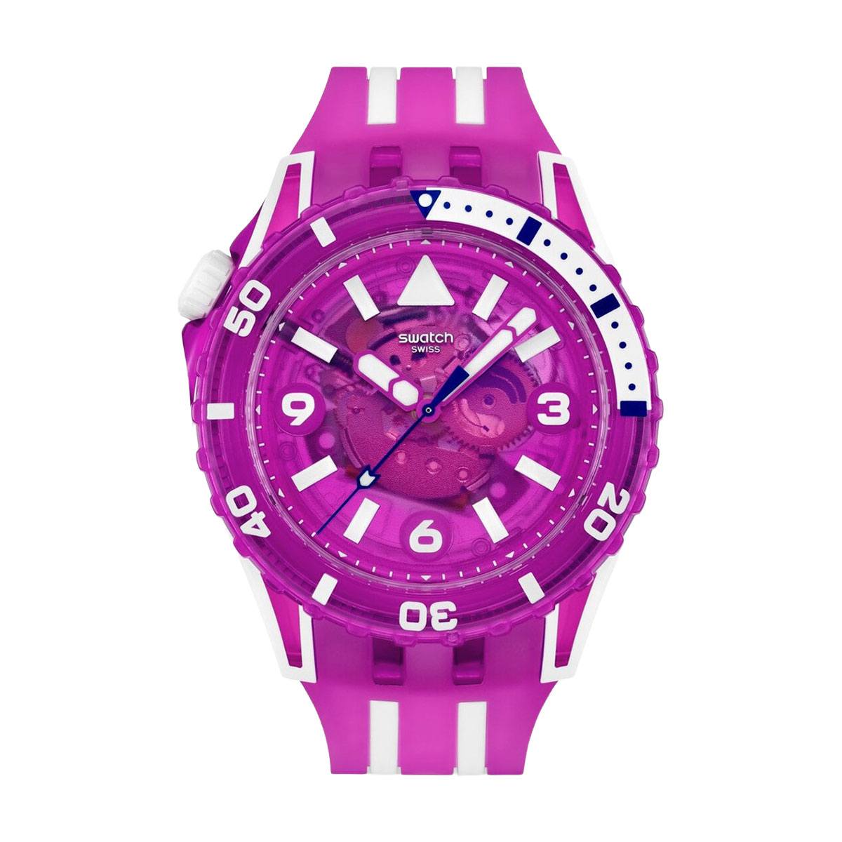 снимка на часовник Часовник Swatch Flower Hat SSCU09P100