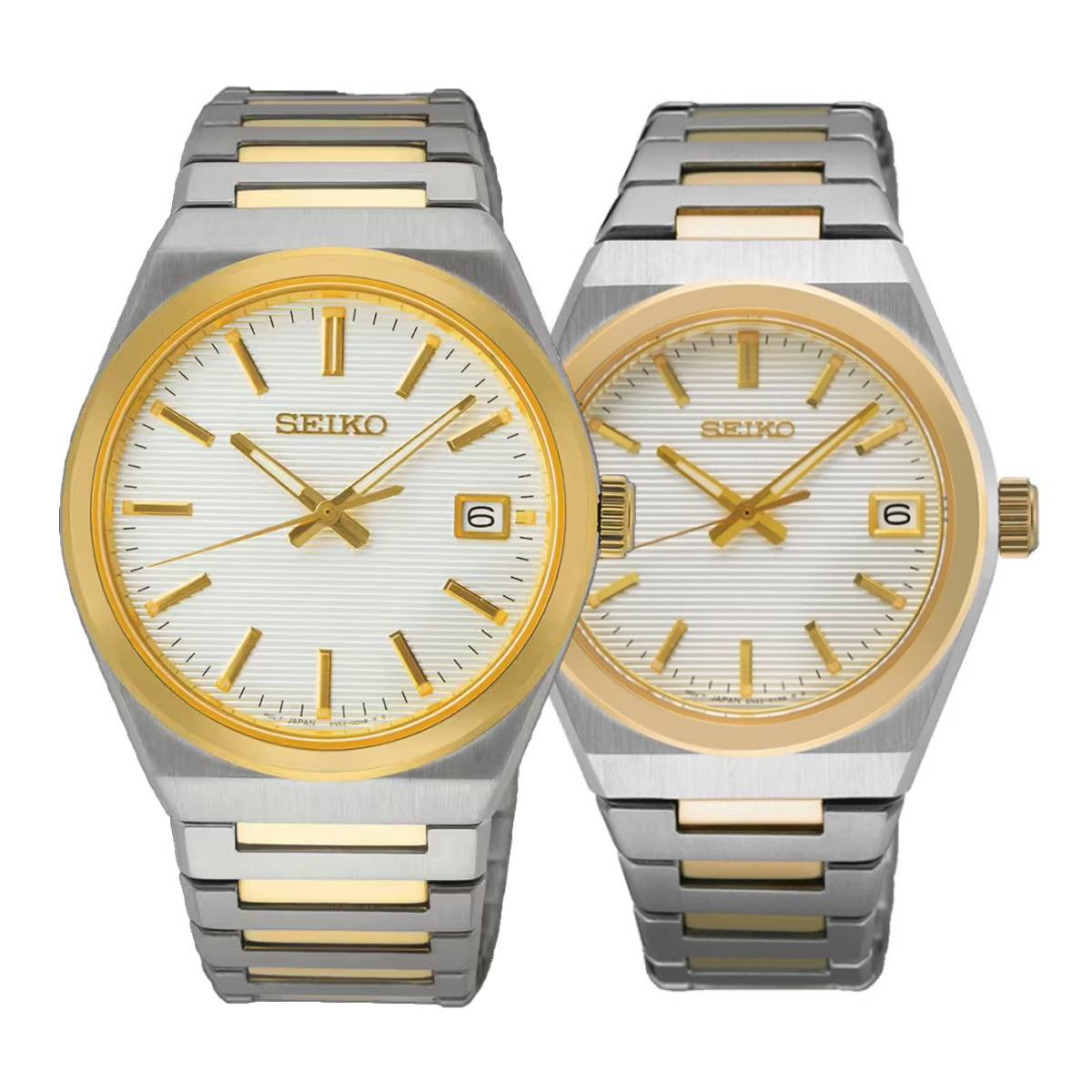 снимка на часовник Комплект часовници за двойки Seiko SUR558P1-SUR578P1