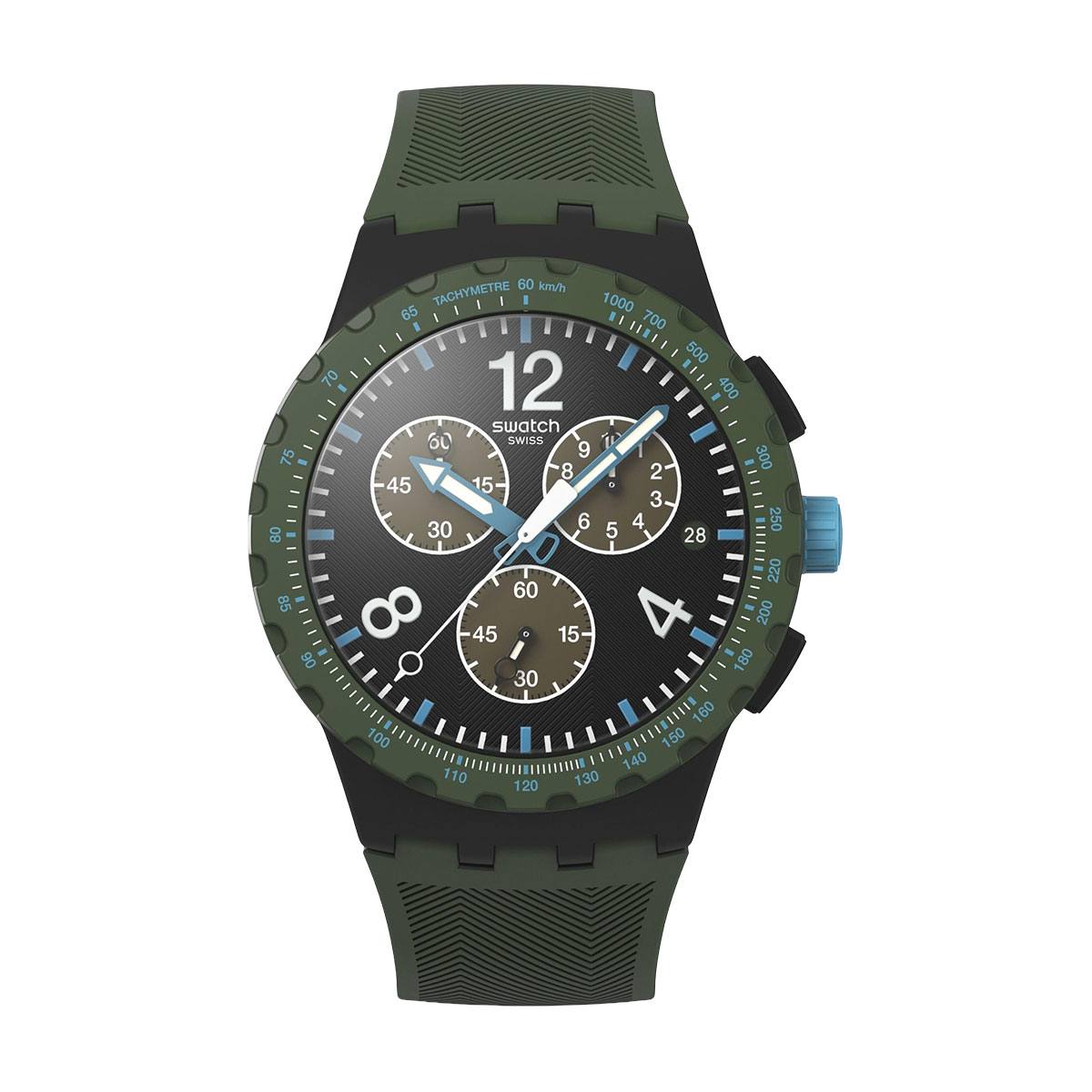 снимка на часовник Часовник Swatch Olive Rush SUSB421