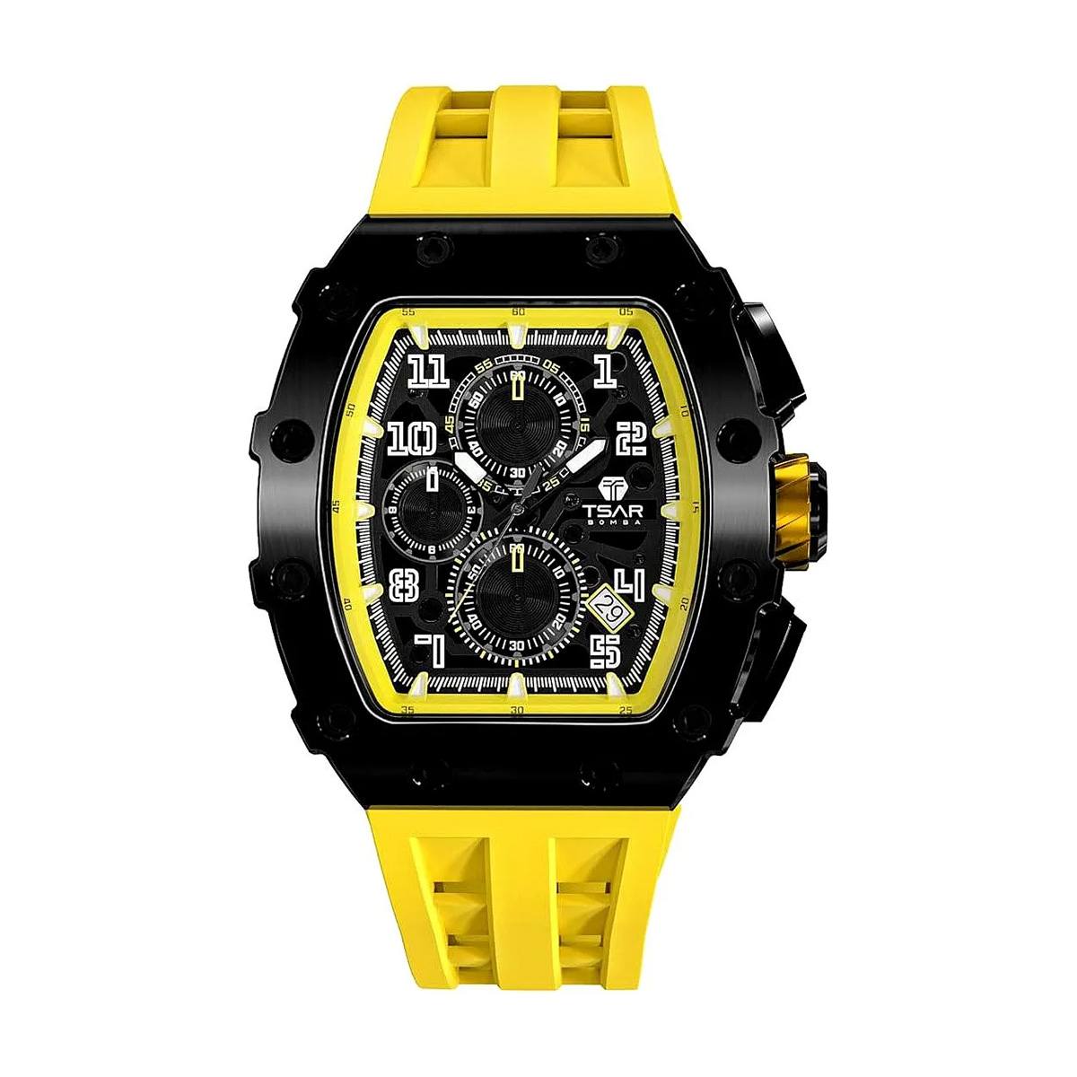 снимка на часовник Часовник Tsar Bomba Yellow Limited TB8204QY