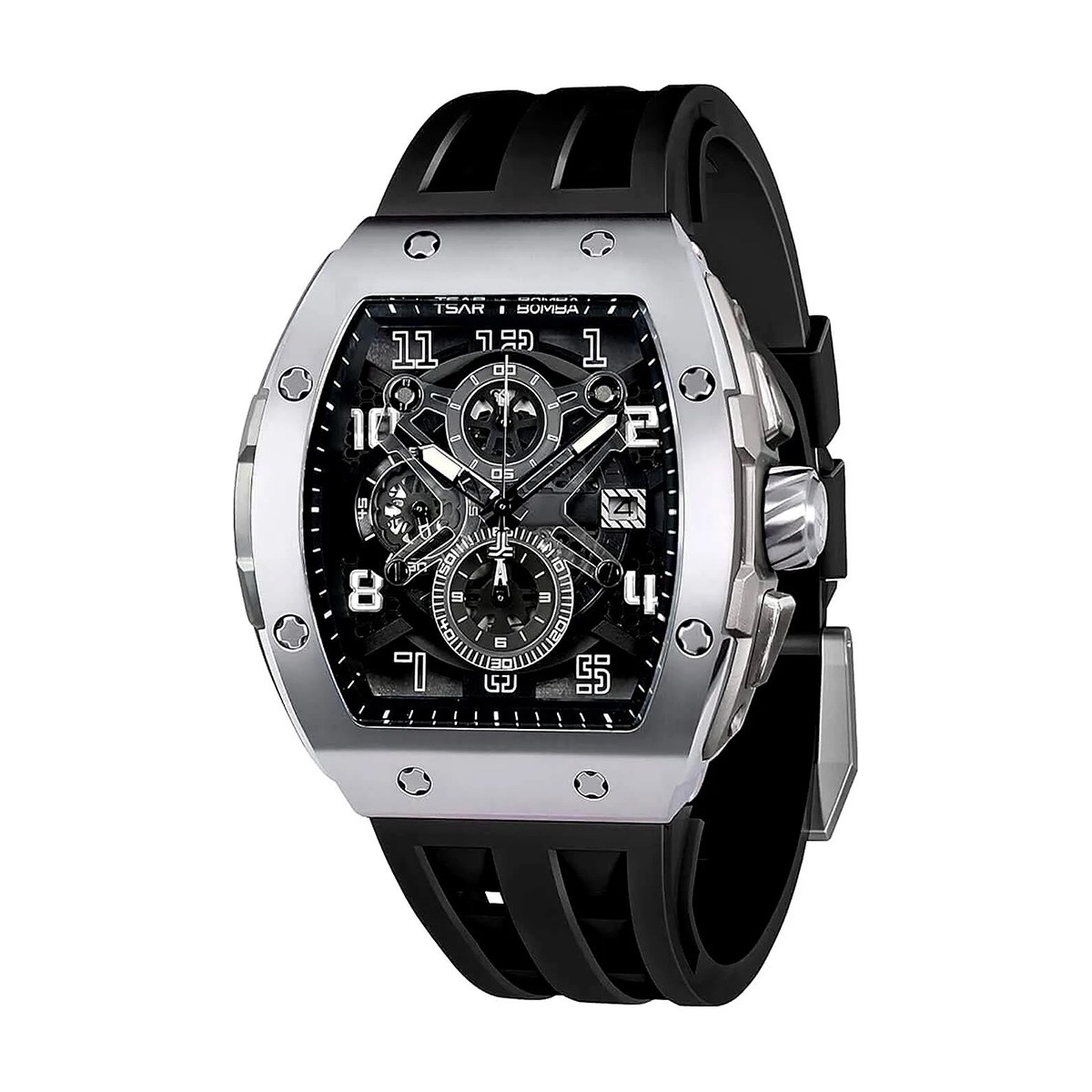 снимка на часовник Часовник Tsar Bomba Black Unique Edition TB8211BQ
