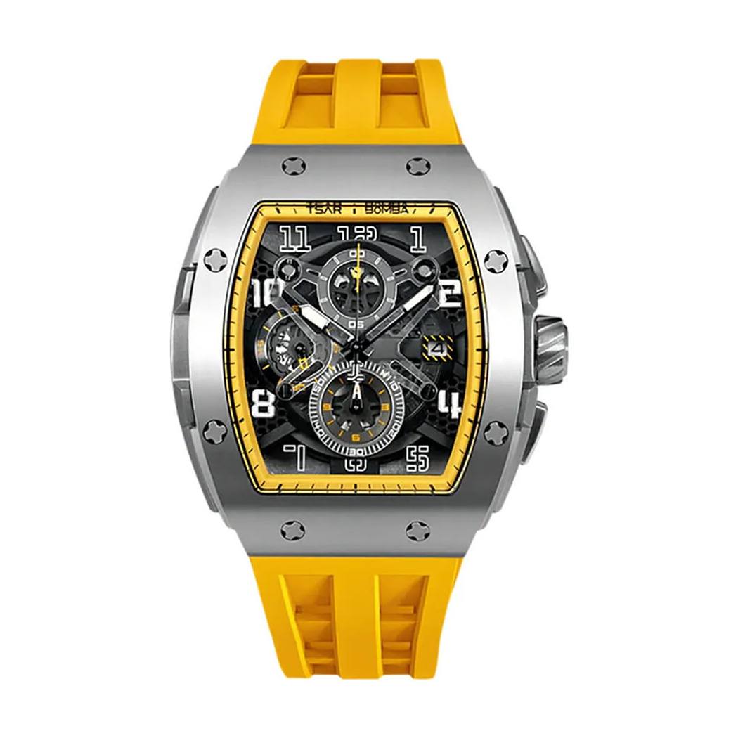 снимка на часовник Часовник Tsar Bomba Yellow Majesty Edition TB8211BY