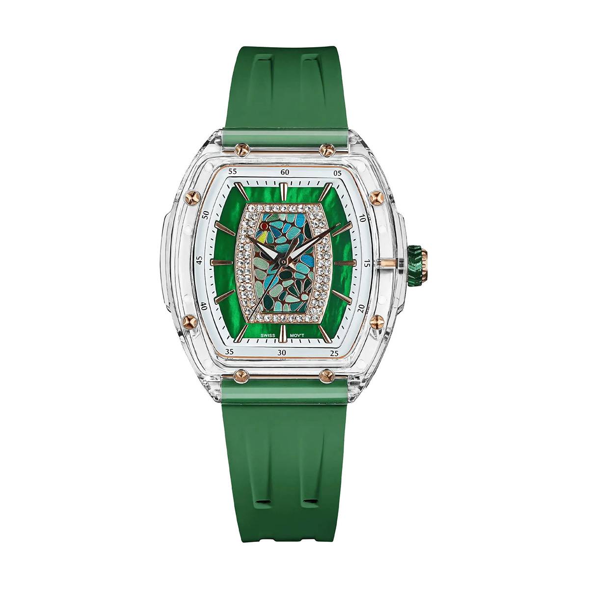 снимка на часовник Часовник Tsar Bomba Crystal Chic Swiss TB8219G