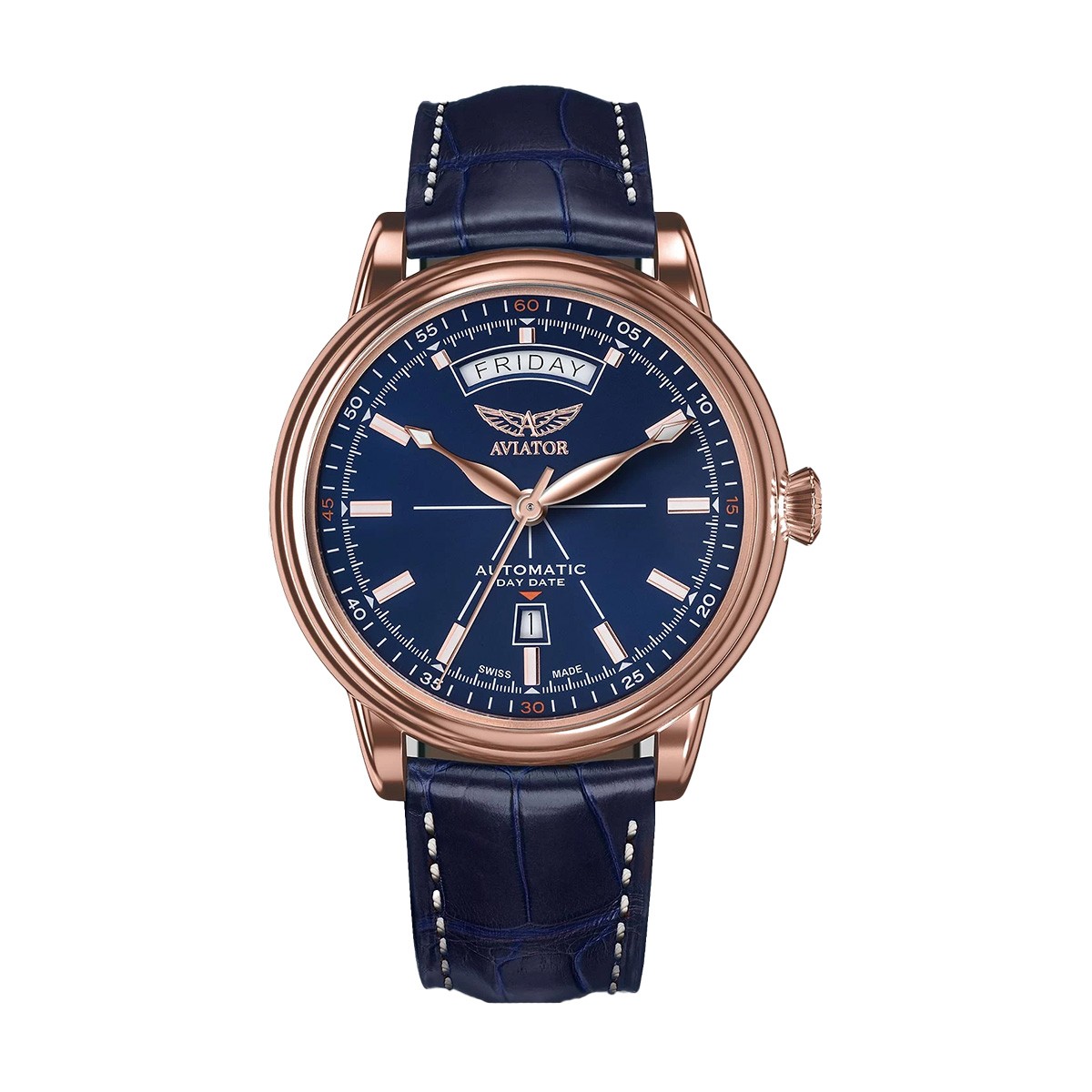 снимка на часовник Часовник Aviator Douglas Day-Date V.3.20.2.225.4
