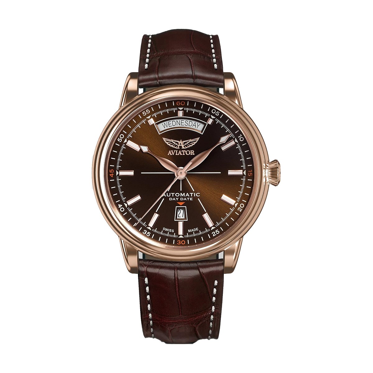 снимка на часовник Часовник Aviator Douglas Day-Date V.3.20.2.226.4
