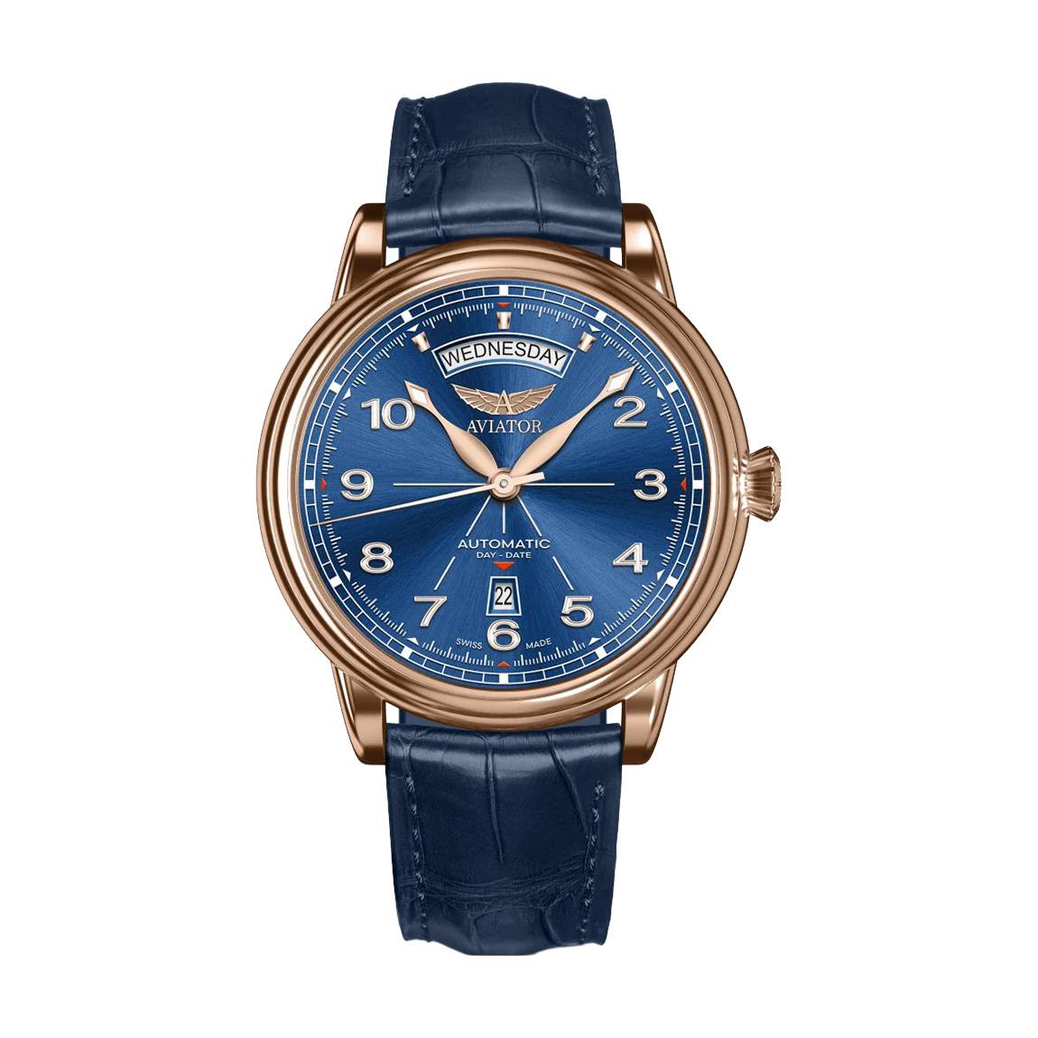 снимка на часовник Часовник Aviator Douglas Day-Date V.3.44.2.402.4