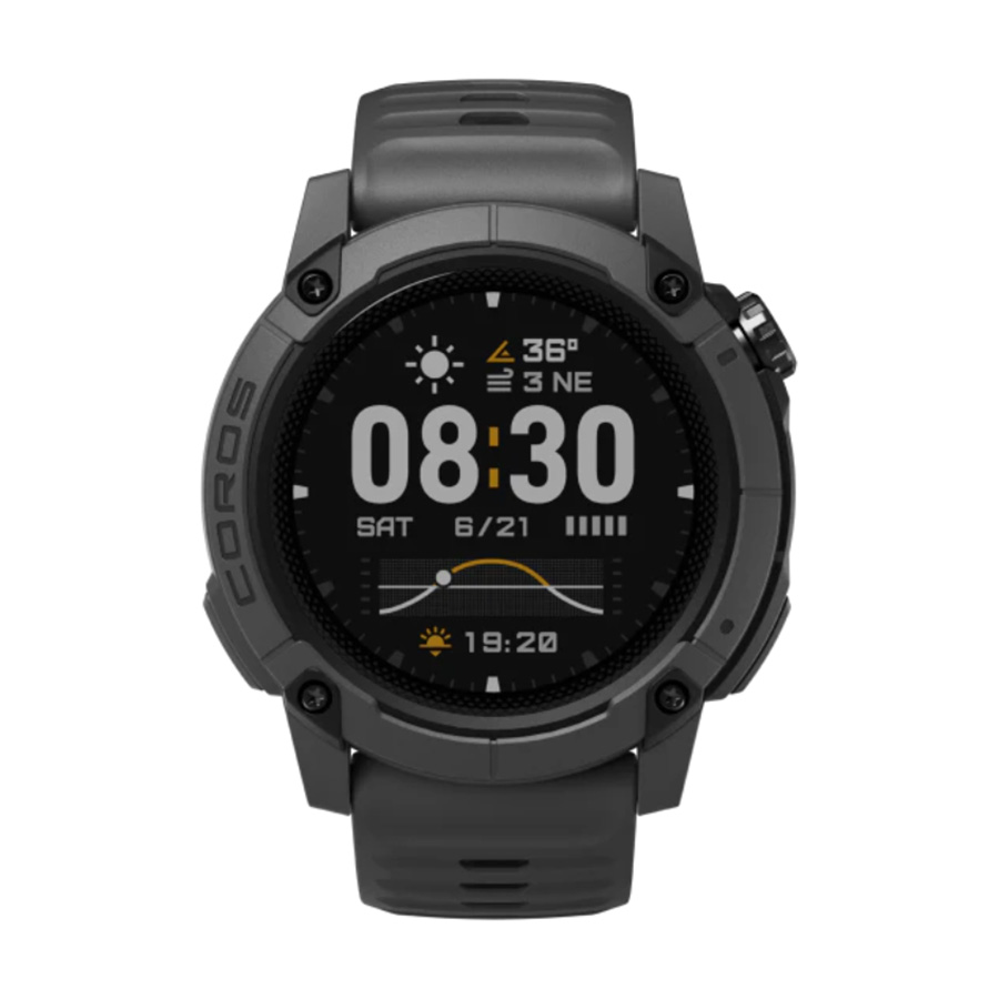 снимка на часовник Смарт часовник Coros Nomad 48 мм Mineral Dark Grey WNOM-BLK
