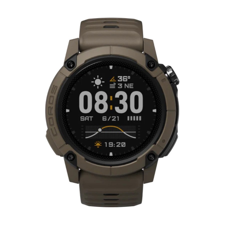 снимка на часовник Смарт часовник Coros Nomad 48 мм Mineral Brown WNOM-BRN