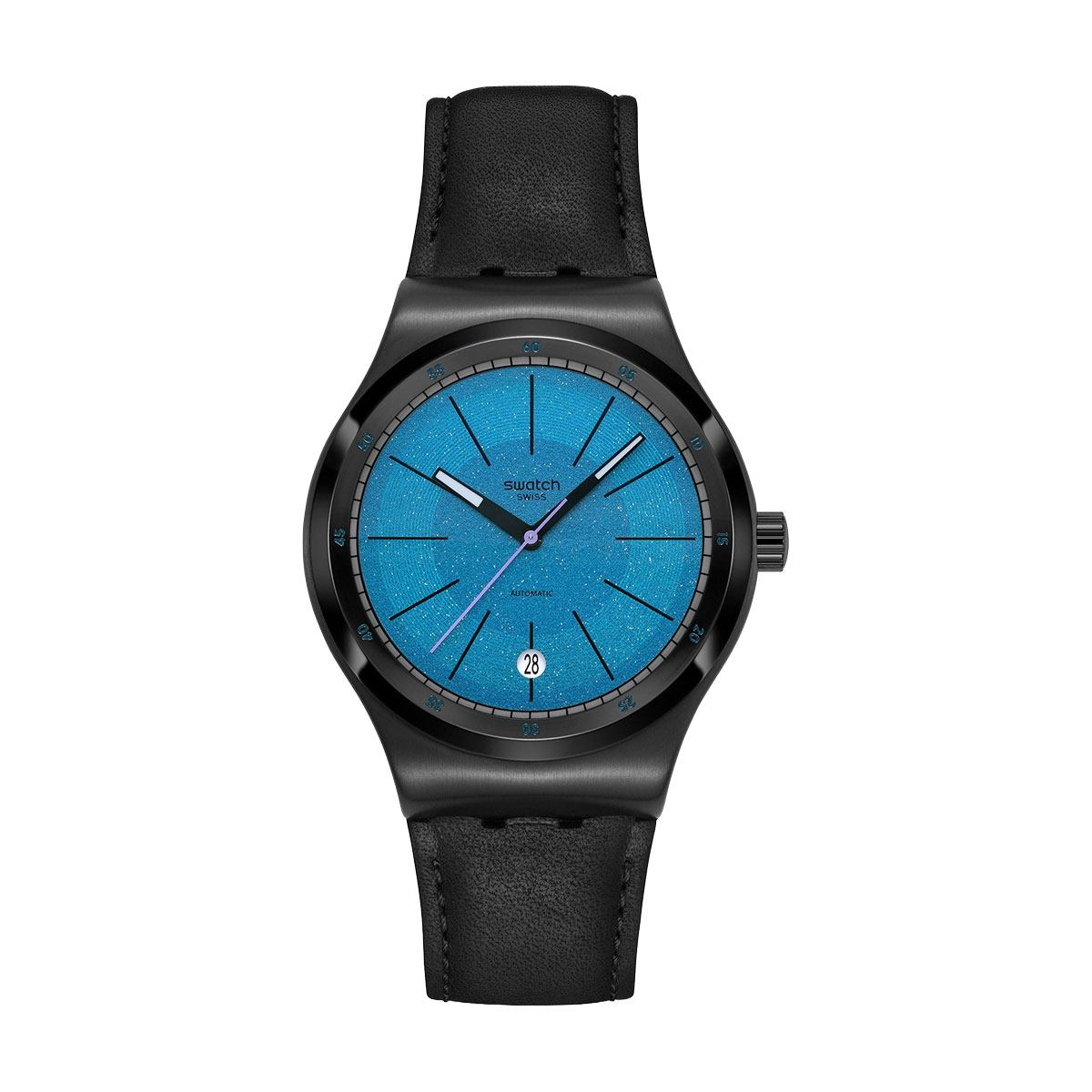 снимка на часовник Часовник Swatch Blackcloak Mechanism YIB408