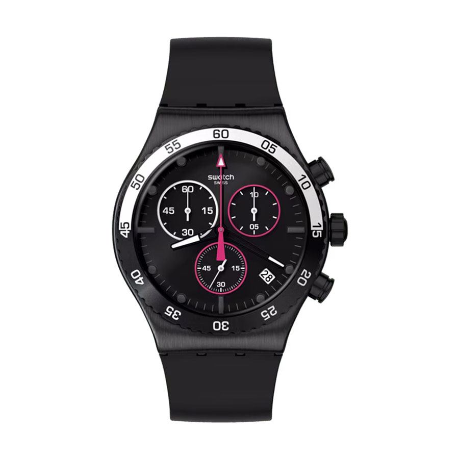 снимка на часовник Часовник Swatch Magenta At Night YVB413