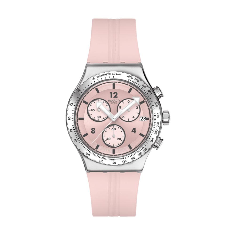 снимка на часовник Часовник Swatch Poppingly Pink YVS532