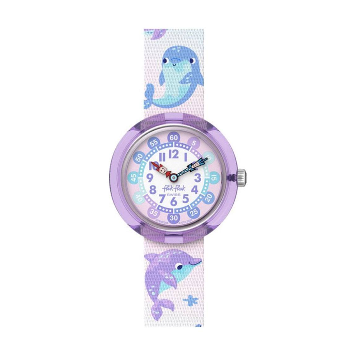 снимка на часовник Часовник Flik Flak Happy Dolphins ZFBNP255